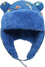 ΑΔΙΑΒΡΟΧΟ ΣΚΟΥΦΑΚΙ FLEECE-SHERPA 4-6 ΧΡΟΝΩΝ TRAPPER HAT DINO FJKTH749L (ΥΦΑΣΜΑ: FLEECE, ΧΡΩΜΑ: ΜΠΛΕ) - - FJKTH749L FLAPJACKKIDS