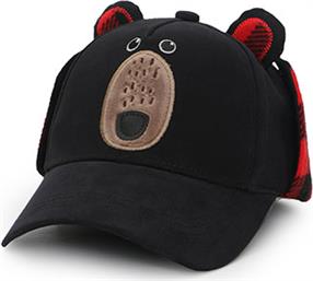 ΤΖΟΚΕΥ ΧΕΙΜΩΝΙΑΤΙΚΟ 4-6 ΕΤΩΝ BLACK BEAR FJKWC729L (ΥΦΑΣΜΑ: ΒΑΜΒΑΚΙ 100%, ΧΡΩΜΑ: ΜΑΥΡΟ) - - FJKWC729L FLAPJACKKIDS