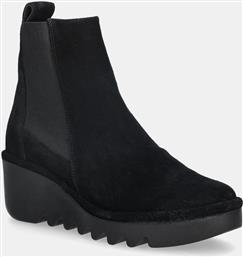 ΔΕΡΜΑΤΙΝΕΣ ΜΠΟΤΕΣ ΤΣΕΛΣΙ BAGU233FLY ΓΥΝΑΙΚΕΙΕΣ, ΧΡΩΜΑ: ΜΑΥΡΟ, P501233000 FLY LONDON