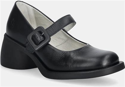 ΔΕΡΜΑΤΙΝΕΣ ΓΟΒΕΣ HUVI044FLY ΧΡΩΜΑ: ΜΑΥΡΟ, P145044005 FLY LONDON