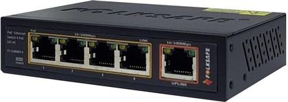 FS-S1004EP-E NETWORK SWITCH UNMANAGED L2 POE ETHERNET 4-PORT 10/100 MBPS FOLKSAFE