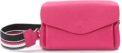 ΓΥΝΑΙΚΕΙΑ ΤΣΑΝΤΑ MINI CROSSBODY ''METROPOLITAN FAB'' - CB23L013NF ΦΟΥΞΙΑ FOLLI FOLLIE