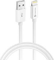 CABLE USB A TO LIGHTNING 8-PIN MFI 2.4A/5V 12W 1M WHITE FORCELL από το e-SHOP