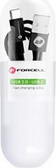 CABLE USB TO TYPE C 2.0 2.1A TUBE BLACK 1M FORCELL από το e-SHOP