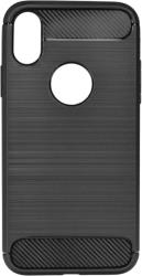 CARBON BACK COVER CASE FOR APPLE IPHONE X BLACK FORCELL