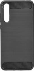 CARBON BACK COVER CASE FOR HUAWEI P SMART BLACK FORCELL