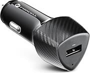 CARBON CAR CHARGER USB QC 3.0 18W CC50-2A BLACK (TOTAL 18W) FORCELL
