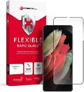 FLEXIBLE NANO GLASS 5D FOR SAMSUNG GALAXY S21 ULTRA BLACK (HOT BENDING) FORCELL