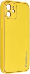 LEATHER CASE FOR IPHONE 13 YELLOW FORCELL