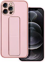 LEATHER CASE KICKSTAND FOR IPHONE 11 PRO 2019 ( 5,8 ) PINK FORCELL από το e-SHOP