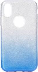 SHINING BACK COVER CASE FOR APPLE IPHONE 11 PRO (5,8) CLEAR/BLUE FORCELL από το e-SHOP