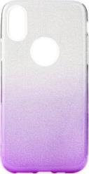 SHINING BACK COVER CASE FOR APPLE IPHONE 11 PRO MAX (6.5) CLEAR/VIOLET FORCELL από το e-SHOP
