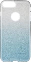 SHINING BACK COVER CASE FOR APPLE IPHONE 7 PLUS / 8 PLUS CLEAR/BLUE FORCELL από το e-SHOP