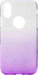 SHINING BACK COVER CASE FOR SAMSUNG GALAXY A71 CLEAR/VIOLET FORCELL