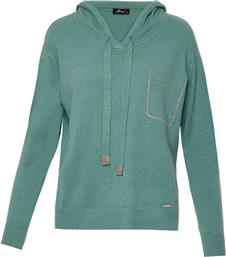 ΓΥΝΑΙΚΕΙΑ ΠΛΕΚΤΗ ΜΠΛΟΥΖΑ ΜΕ ΚΟΥΚΟΥΛΑ ΜΟΝΟΧΡΩΜΗ - 081.90.01.010 ΤΥΡΚΟΥΑΖ FOREL