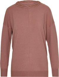 ΓΥΝΑΙΚΕΙΑ ΠΛΕΚΤΗ ΜΠΛΟΥΖΑ ΜΕ ΣΤΡΟΓΓΥΛΗ ΛΑΙΜΟΚΟΨΗ - 081.90.01.012 ΚΑΜΗΛΟ FOREL