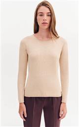 ΓΥΝΑΙΚΕΙΑ ΠΛΕΚΤΗ ΜΠΛΟΥΖΑ ΜΕ ΣΤΡΟΓΓΥΛΗ ΛΑΙΜΟΚΟΨΗ - 081.90.01.028 ΜΠΕΖ FOREL