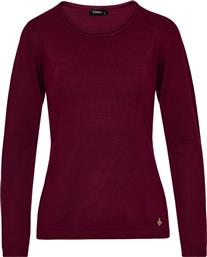 ΓΥΝΑΙΚΕΙΑ ΠΛΕΚΤΗ ΜΠΛΟΥΖΑ ΜΕ ΣΤΡΟΓΓΥΛΗ ΛΑΙΜΟΚΟΨΗ - 081.90.01.028 ΜΠΟΡΝΤΟ FOREL