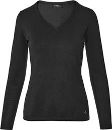 ΓΥΝΑΙΚΕΙΑ ΠΛΕΚΤΗ ΜΠΛΟΥΖΑ ΜΕ V ΛΑΙΜΟΚΟΨΗ - 081.90.01.032 ΜΑΥΡΟ FOREL