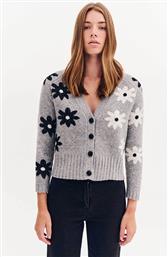 ΓΥΝΑΙΚΕΙΑ ΠΛΕΚΤΗ ΖΑΚΕΤΑ ΜΕ ΜΟΤΙΒΟ ΛΟΥΛΟΥΔΙΩΝ - 081.90.01.007 ΓΚΡΙ FOREL