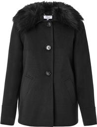 ΓΥΝΑΙΚΕΙΟ ΠΑΛΤΟ FAUX ΓΟΥΝΑ - 081.70.01.019 ΜΑΥΡΟ FOREL