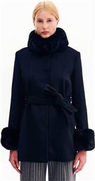 ΓΥΝΑΙΚΕΙΟ ΠΑΛΤΟ FAUX ΓΟΥΝΑ ΜΕΣΑΤΟ - 081.70.01.033 ΜΑΥΡΟ FOREL