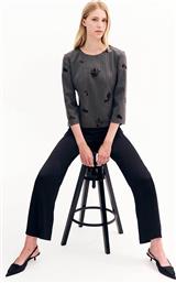 ΓΥΝΑΙΚΕΙΟ ΠΑΝΤΕΛΟΝΙ ΜΕ ΕΛΑΣΤΙΚΗ ΜΕΣΗ ΚΑΙ ΣΑΤΕΝ ΥΦΗ - 081.20.01.080 ΜΑΥΡΟ FOREL