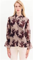 ΓΥΝΑΙΚΕΙΟ ΠΟΥΚΑΜΙΣΟ ΜΕ FLORAL PRINT - 081.80.01.011 ΜΠΕΖ FOREL