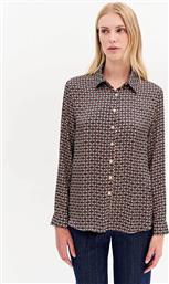 ΓΥΝΑΙΚΕΙΟ ΠΟΥΚΑΜΙΣΟ ΜΕ ΓΕΩΜΕΤΡΙΚΟ ΣΧΕΔΙΟ ΚΑΙ ΣΑΤΕΝ ΥΦΗ - 081.80.01.023 ΚΑΦΕ FOREL