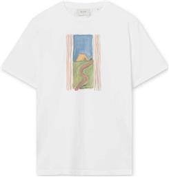 ΑΝΔΡΙΚΟ T-SHIRT ΜΕ GRAPHIC PRINT REGULAR FIT ''NOMAD'' - 2840 ΛΕΥΚΟ FORET