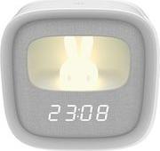 ALARM CLOCK WITH LED BUNNY NIGHT LIGHT PURE FNL-06 AURORA WHITE SQUARE LIGHT FOREVER