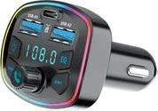 FM TRANSMITTER BLUETOOTH TR-360 BLACK FOREVER