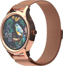 FOREVIVE 3 SW-340 SMARTWATCH ΜΕ ΠΑΛΜΟΓΡΑΦΟ ΚΑΙ ΔΥΟ ΛΟΥΡΑΚΙΑ (ΧΡΥΣΟ) FOREVER