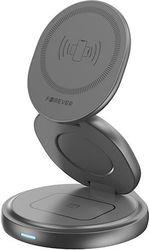 MAWC-200 MAGNETIC WIRELESS CHARGER 15W GREY 3IN1 FOREVER