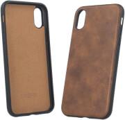 PRIME LEATHER BACK COVER CASE FOR SAMSUNG GALAXY S9 BROWN FOREVER από το e-SHOP