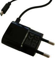 TRAVEL CHARGER WITH MICRO USB 1A BLACK FOREVER