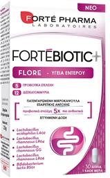 FORTEBIOTIC FLORE ΣΥΜΠΛΗΡΩΜΑ ΔΙΑΤΡΟΦΗΣ ΦΟΡΜΟΥΛΑΣ ΙΣΧΥΡΩΝ & ΑΝΘΕΚΤΙΚΩΝ ΠΡΟΒΙΟΤΙΚΩΝ ΓΙΑ ΤΗΝ ΚΑΛΗ ΥΓΕΙΑ ΤΟΥ ΕΝΤΕΡΙΚΟΥ ΣΥΣΤΗΜΑΤΟΣ 30CAPS FORTE PHARMA