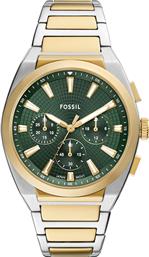 ΡΟΛΟΙ EVERETT CHRONOGRAPH FS6106 ΧΡΥΣΟ FOSSIL