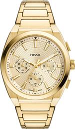 ΡΟΛΟΙ EVERETT CHRONOGRAPH FS6119 ΧΡΥΣΟ FOSSIL