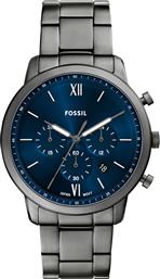 ΡΟΛΟΙ NEUTRA CHRONOGRAPH FS6111 ΓΚΡΙ FOSSIL