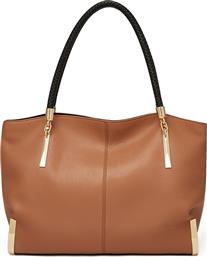 ΔΕΡΜΑΤΙΝΗ ΓΥΝΑΙΚΕΙΑ ΤΣΑΝΤΑ SHOPPER 'ΩΜΟΥ 938032F ΚΑΦΕ FOXER