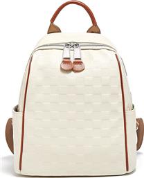 ΔΕΡΜΑΤΙΝO ΓΥΝΑΙΚΕΙO ΣΑΚΙΔΙΟ ΠΛΑΤΗΣ SF900116YF ΜΠΕΖ FOXER