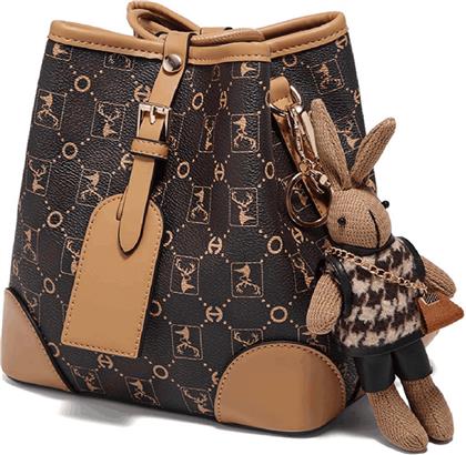 ΓΥΝΑΙΚΕΙΑ ΤΣΑΝΤΑ ΠΟΥΓΚΙ ΑΠΟ PVC 9140152F ΚΑΦΕ FOXER