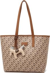 ΓΥΝΑΙΚΕΙΑ ΤΣΑΝΤΑ PVC SHOPPER 'ΩΜΟΥ 9140123F ΚΑΦΕ FOXER