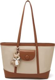 ΓΥΝΑΙΚΕΙΑ ΤΣΑΝΤΑ SHOPPER 'ΩΜΟΥ 9151041F ΜΠΕΖ/ΚΑΦΕ FOXER