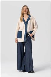 ΓΥΝΑΙΚΕΙΟ ΤΖΙΝ ΠΑΝΤΕΛΟΝΙ WIDE LEG - FJ25WV3003W78301-166 DENIM BLUE ΣΚΟΥΡΟ FRACOMINA