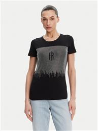 T-SHIRT FP25ST3002J449N4 ΜΑΥΡΟ REGULAR FIT FRACOMINA