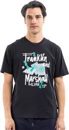 ORGANIC COTTON JERSEY JM3244.000.1012P01-980 ΜΑΥΡΟ FRANKLIN MARSHALL