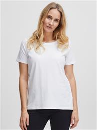 T-SHIRT 20605388 ΛΕΥΚΟ REGULAR FIT FRANSA