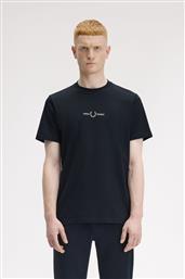 ΑΝΔΡΙΚΗ ΜΠΛΟΥΖΑ EMBROIDERED T-SHIRT M4580-248 NAVY FRED PERRY